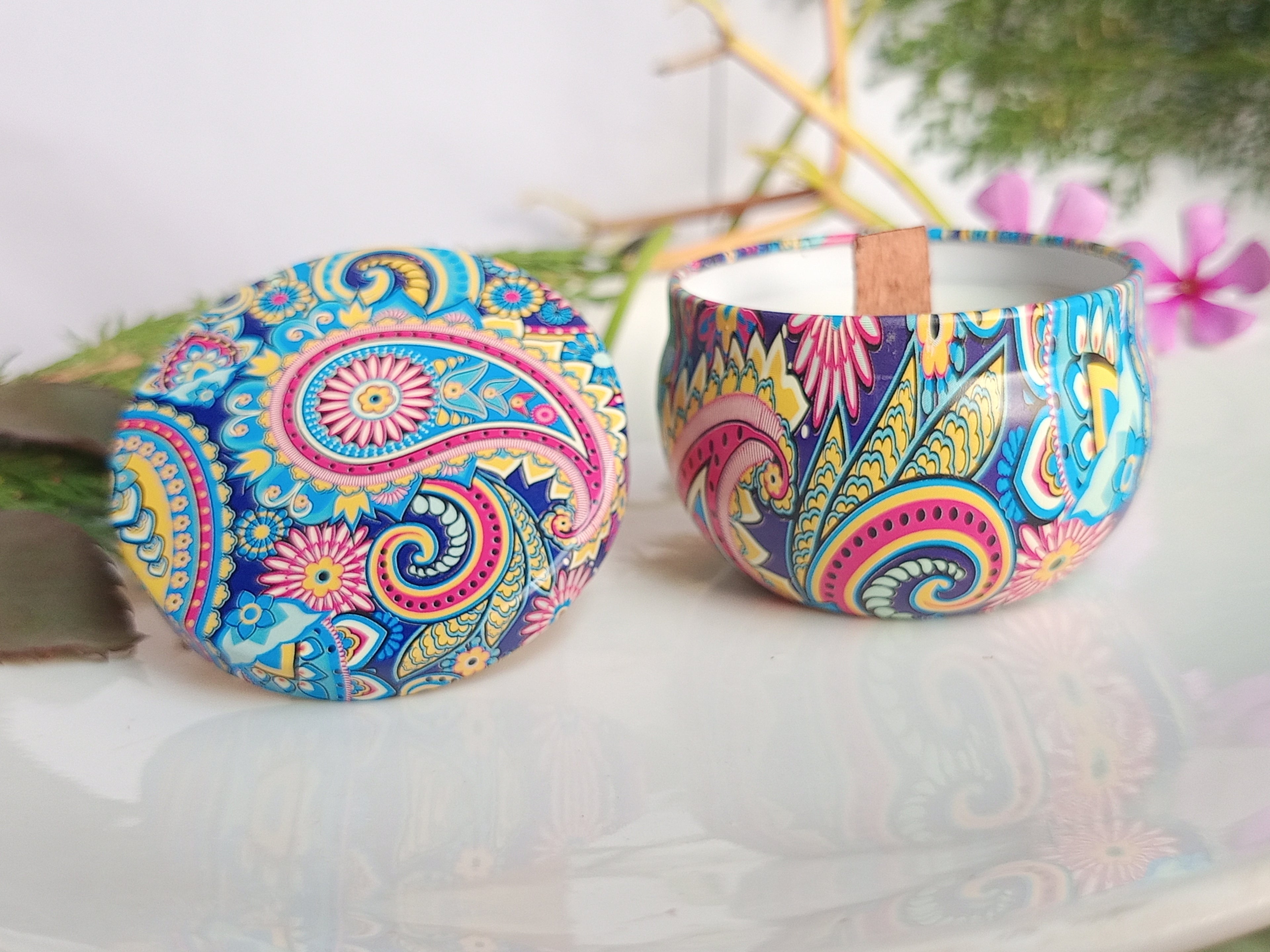 Bundle of 3 Scented Candle Tin jar