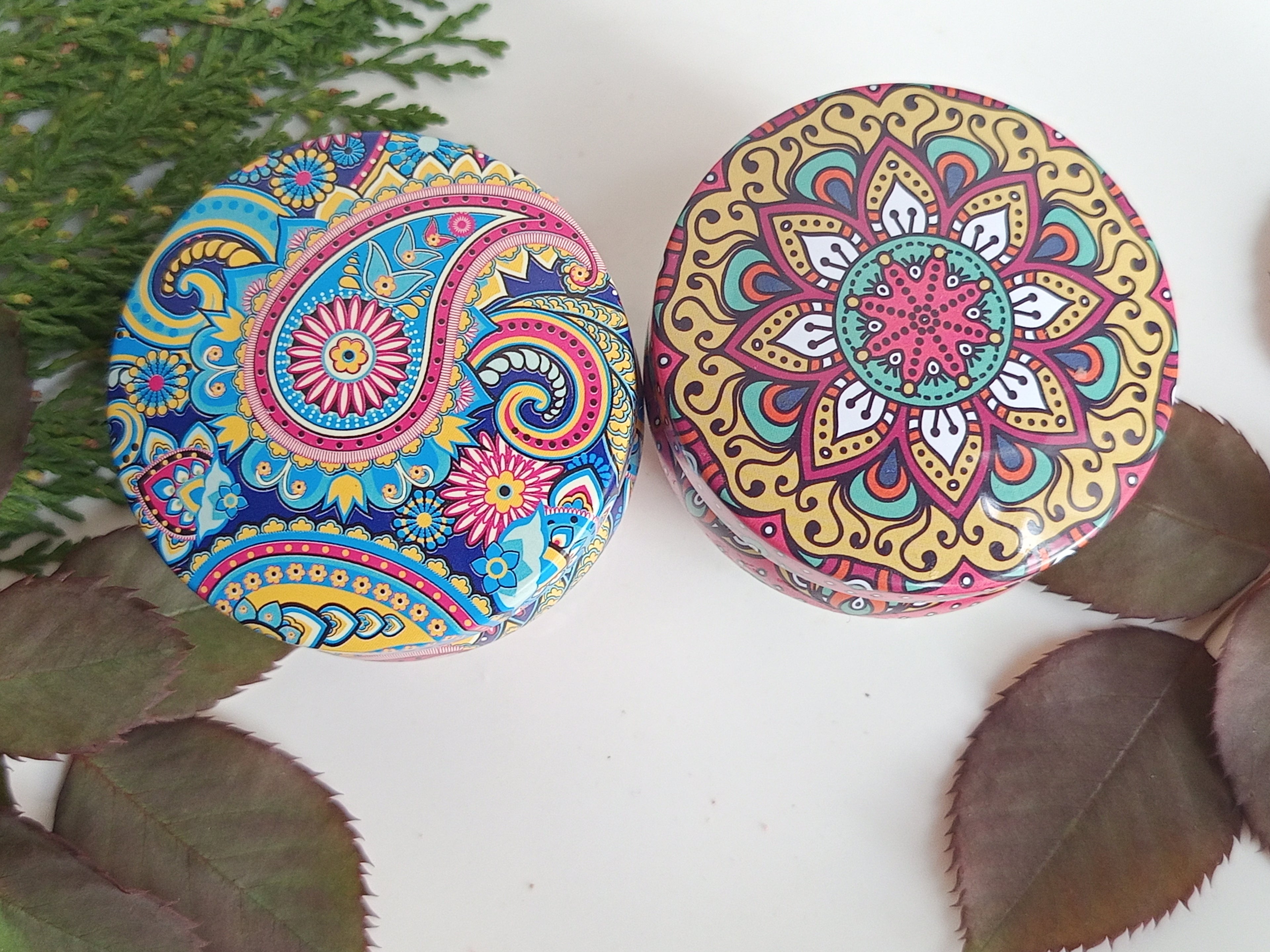 Bundle of 2 Scented Candle Tin Jar