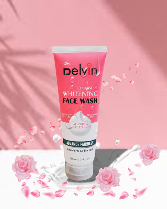 Delvin  whitening foaming face wash