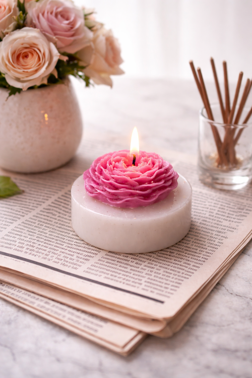 Rose Scented Candle