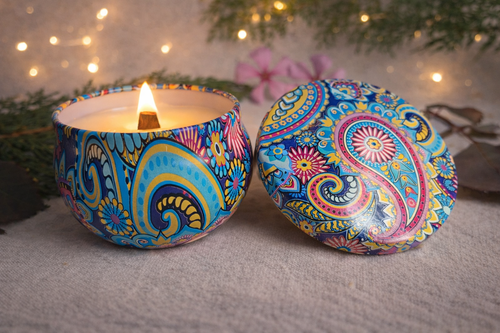Bundle of 3 Scented Candle Tin jar