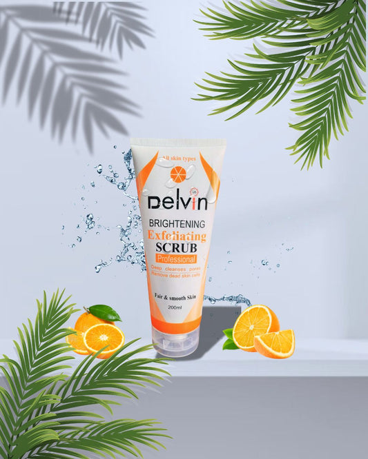 Delvin brightening exfoliating scrub